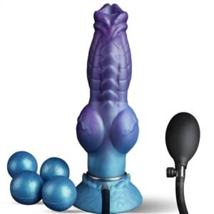 dragon ovipositor dildo with 4 eggs