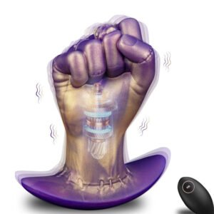 remote control vibrating fist anal dildo