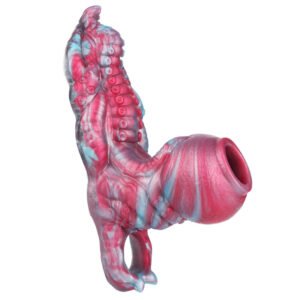 2-in-1 knot penis sleeve with tentacle grinding pad