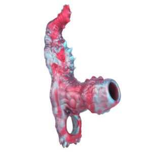 monster cock sleeve with spiked clitoral grinder