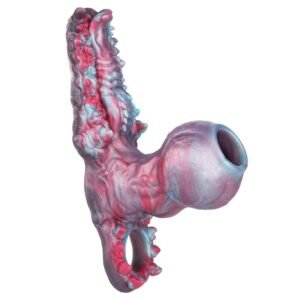 knot penis sleeve with monster mouth grinder
