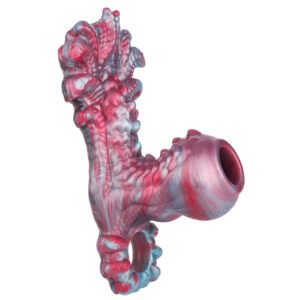 Fantasy textured couples penis sleeve with grinder