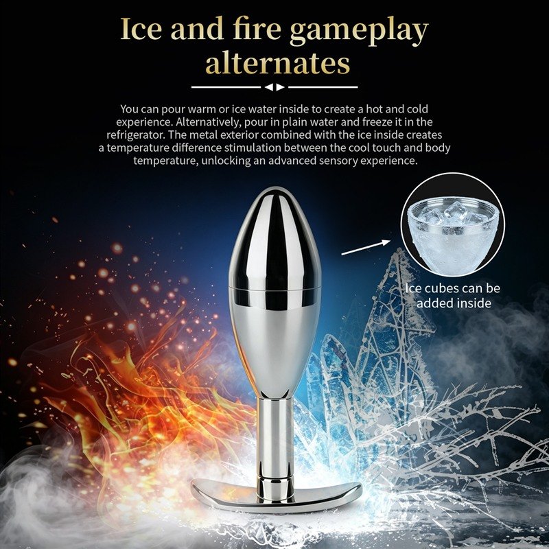 Hollow Stainless Steel Butt Plug | Metal Anal Plug in 2 Sizes 8 Hollow Stainless Steel Butt Plug | Metal Anal Plug in 2 Sizes 8