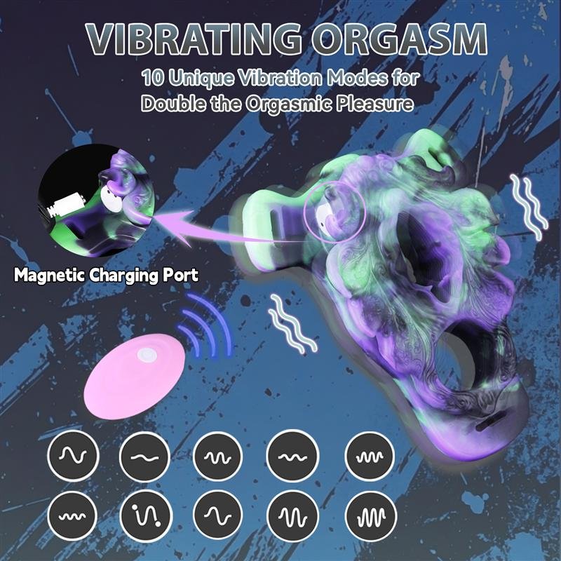 Fantasy Cock Ring Grinder with Vibrator | Butterfly Harness Grinder 5 Fantasy Cock Ring Grinder with Vibrator | Butterfly Harness Grinder 5