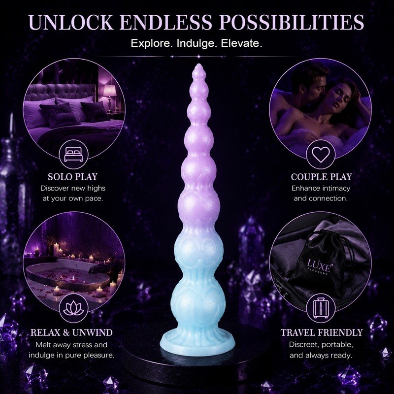 Beaded Anal Dildo | 7 Graduated Anal Beads in 3 Sizes 4 Beaded Anal Dildo | 7 Graduated Anal Beads in 3 Sizes 4
