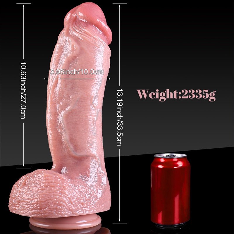 Giant Realistic Dildo | 13 Inch Long & 4 Inch Diameter 2 Giant Realistic Dildo | 13 Inch Long & 4 Inch Diameter 2