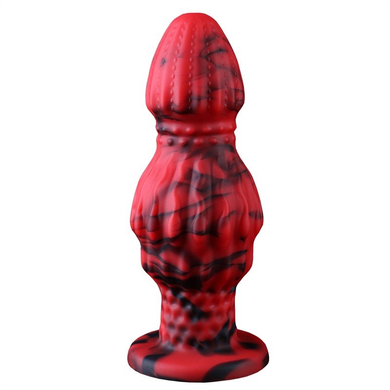 Textured Fantasy Anal Dildo (1) Textured Fantasy Anal Dildo | 4.7, 5.3 & 6.1 Inch Sizes Silicone Toy - Image 1