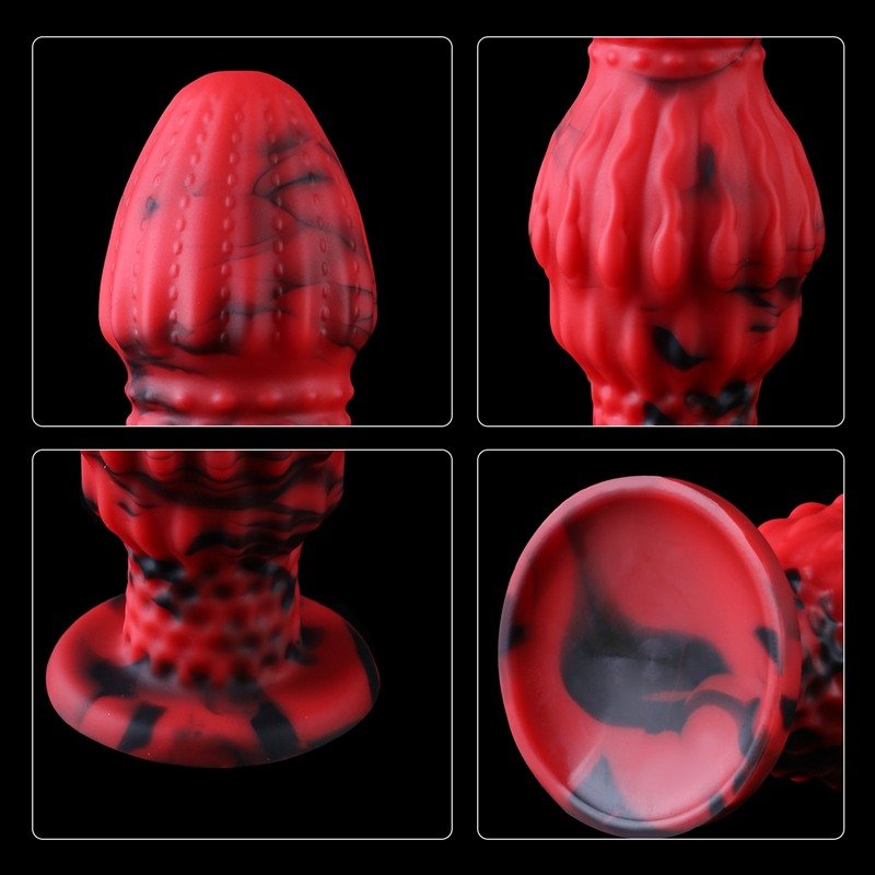 Textured Fantasy Anal Dildo | 4.7, 5.3 & 6.1 Inch Sizes Silicone Toy 5 Textured Fantasy Anal Dildo | 4.7, 5.3 & 6.1 Inch Sizes Silicone Toy 5