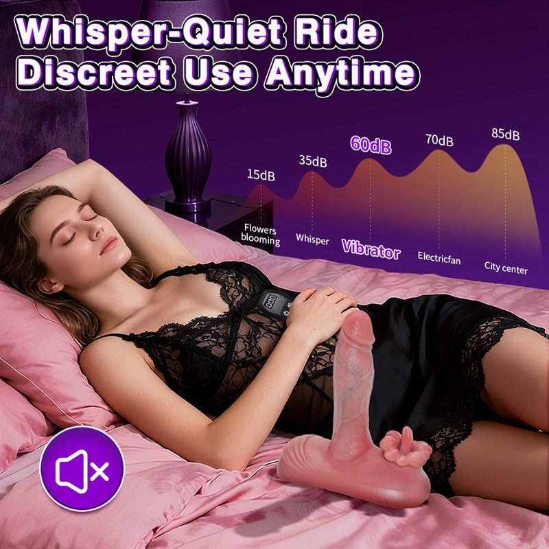 Realistic Thrusting Dildo Grinder with Clitoral Tongue | Heated Riding Vibrator 5 Realistic Thrusting Dildo Grinder with Clitoral Tongue | Heated Riding Vibrator 5