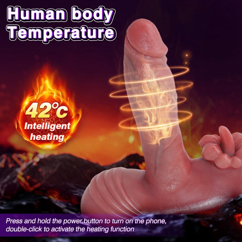 Realistic Thrusting Dildo Grinder with Clitoral Tongue | Heated Riding Vibrator 2 Realistic Thrusting Dildo Grinder with Clitoral Tongue | Heated Riding Vibrator 2