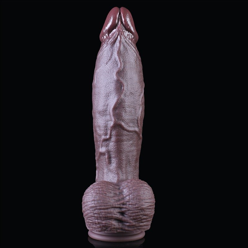Big Thick Realistic Dildo | 12.2 Inch Liquid Silicone Dildo 5 Big Thick Realistic Dildo | 12.2 Inch Liquid Silicone Dildo 5