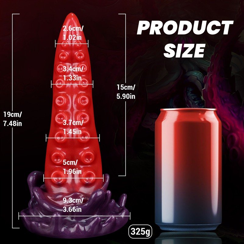 Vibrating Tentacle Anal Dildo | 7.5 Inch Remote Control Silicone Toy 2 Vibrating Tentacle Anal Dildo | 7.5 Inch Remote Control Silicone Toy 2