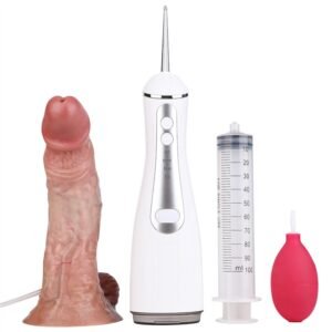 thick realistic ejaculating dildo with manual & electric spray kits