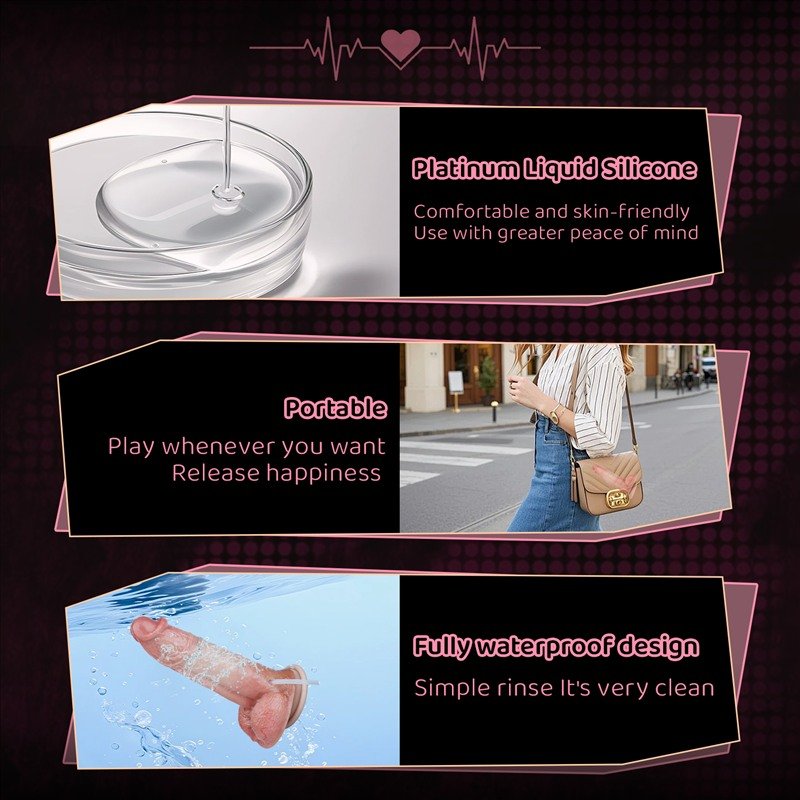 Silicone Realistic Ejaculating Dildo | 8.5 Inch Fake Cum Dildo 7 Silicone Realistic Ejaculating Dildo | 8.5 Inch Fake Cum Dildo 7