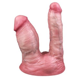 Thick realistic double headed dildo
